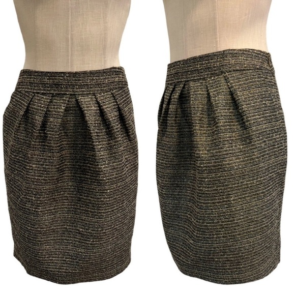 Tabitha for Anthropologie Boucle Melange Mini Skirt with Pockets - Picture 1 of 12